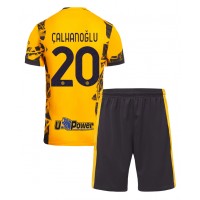 Echipament fotbal Inter Milan Hakan Calhanoglu #20 Tricou Treilea 2024-25 pentru copii maneca scurta (+ Pantaloni scurti)